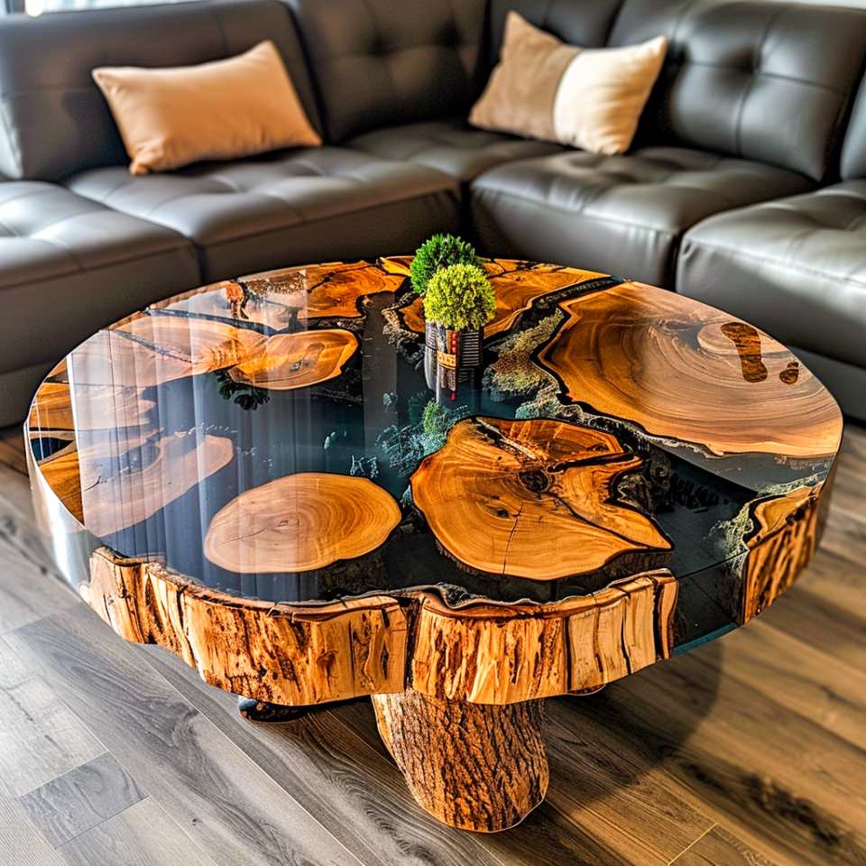 Nature-Inspired Elegance: Transform Your Living Space with Forest Epoxy ...
