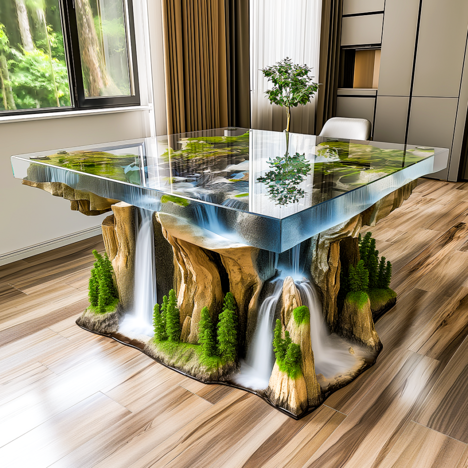 Crafted Cascades: Transforming Your Kitchen with Gorgeous Epoxy-Wood ...
