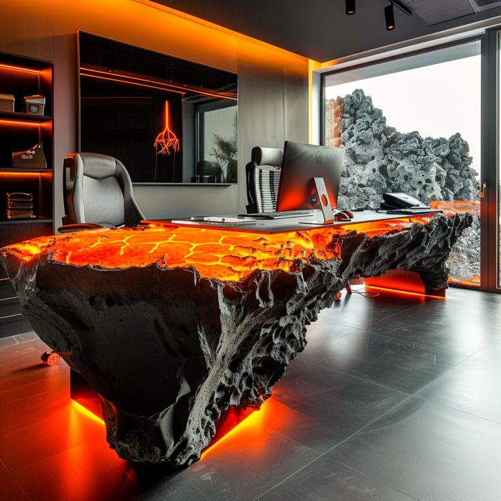 Living on the Edge: Unveiling the Magnificent Volcano-Themed House ...