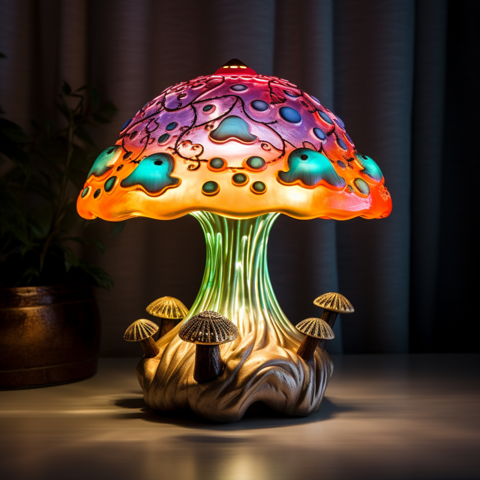 Mystical Glow Illuminating Your Space With Enchanting Mushroom Lamps