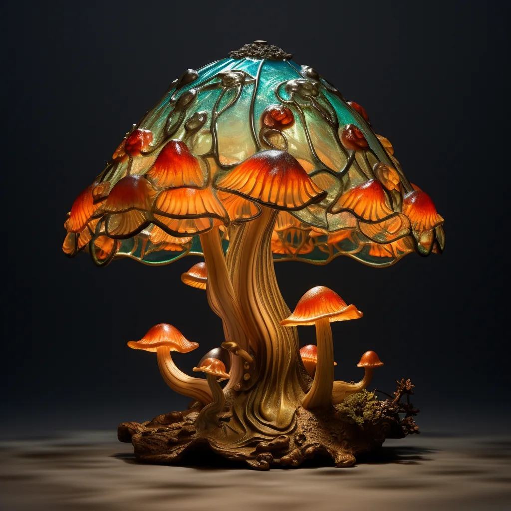 Mystical Glow Illuminating Your Space With Enchanting Mushroom Lamps