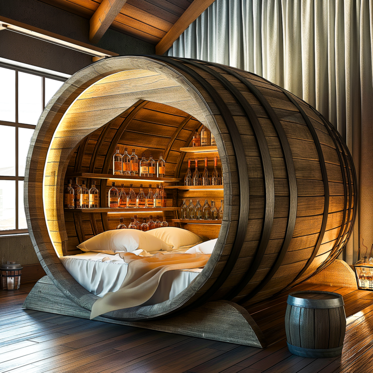 From Vineyard to Bedroom: The Irresistible Allure of Wine Barrel Beds ...