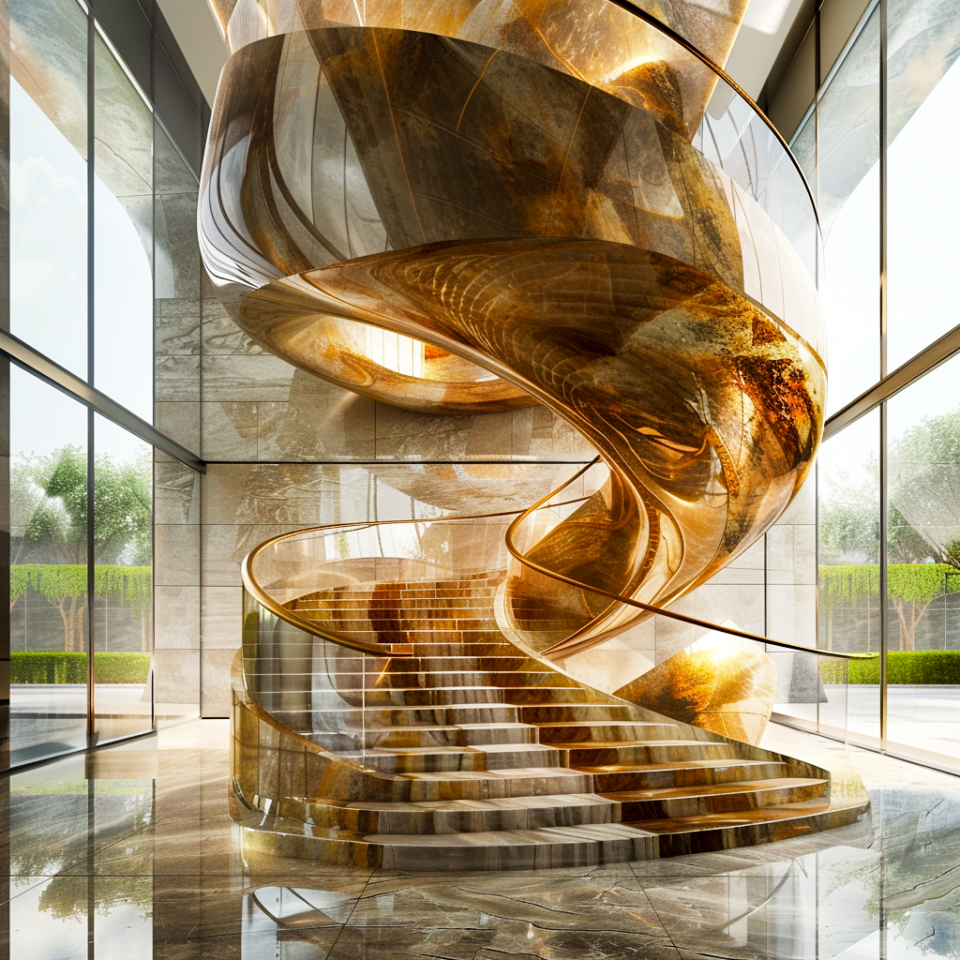 Ascend in Style: Unraveling the Beauty of Marble Staircase Designs ...