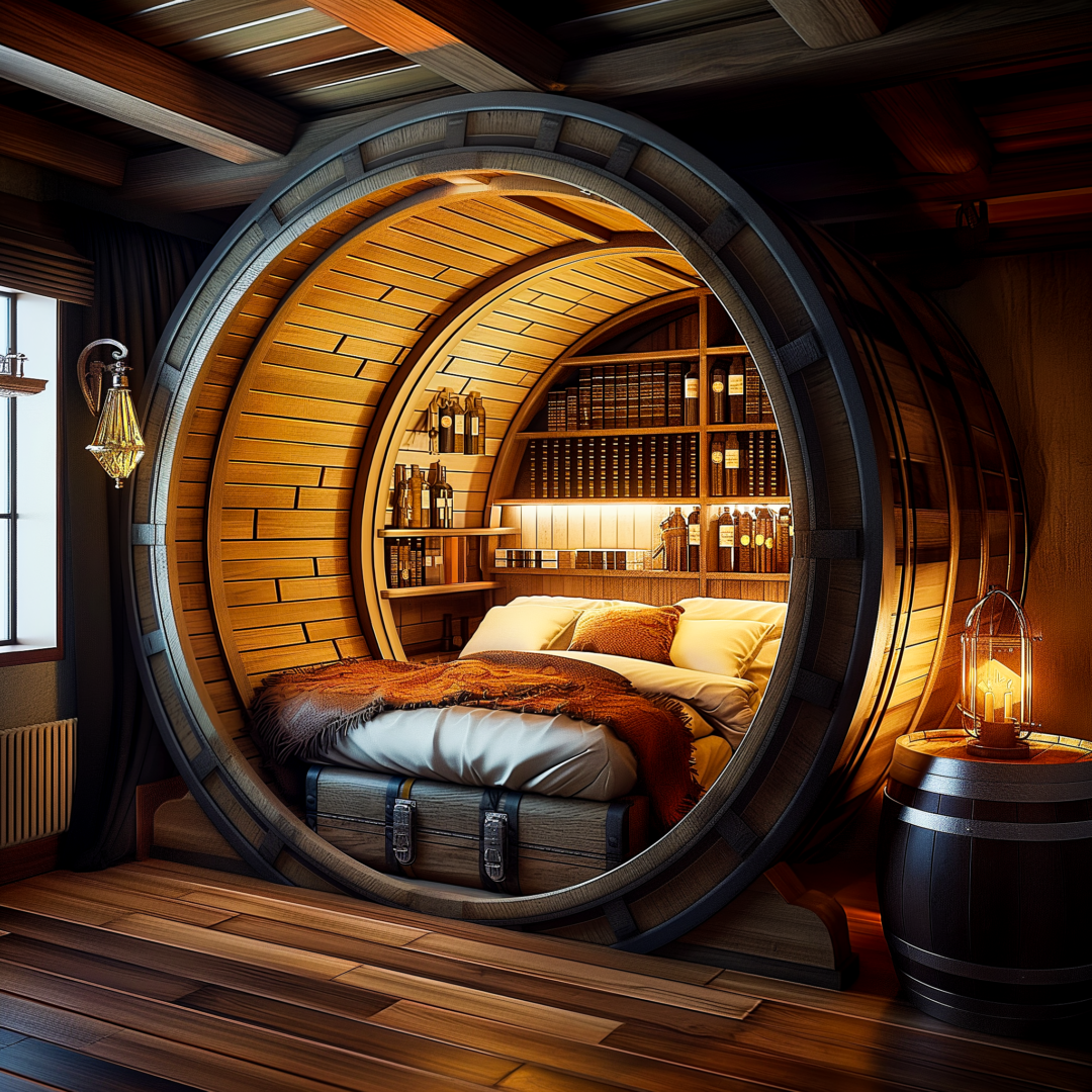 From Vineyard to Bedroom: The Irresistible Allure of Wine Barrel Beds ...