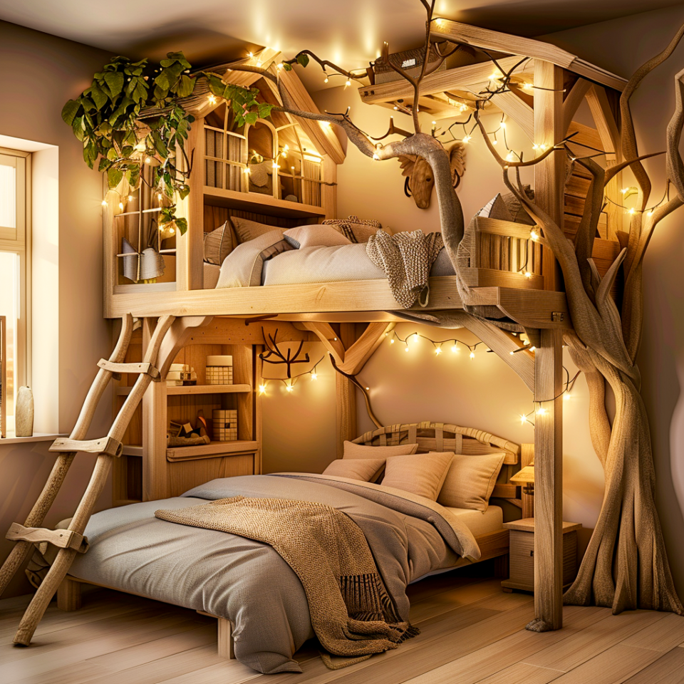 Enchanting Escapes: Transforming Your Bedroom into a Magical Treehouse ...