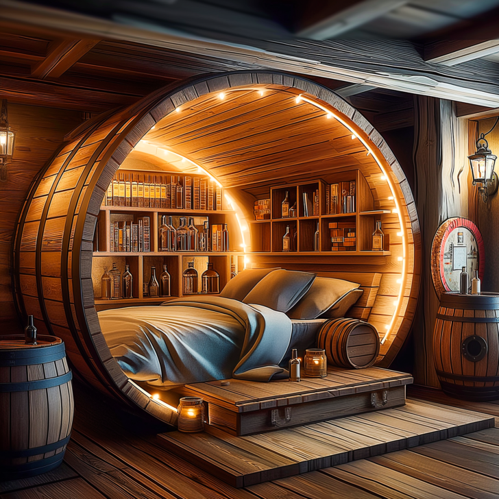From Vineyard to Bedroom: The Irresistible Allure of Wine Barrel Beds ...