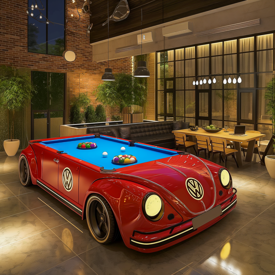 Revving Up the Game: Volkswagen-Inspired Billiard Pool Tables - A ...