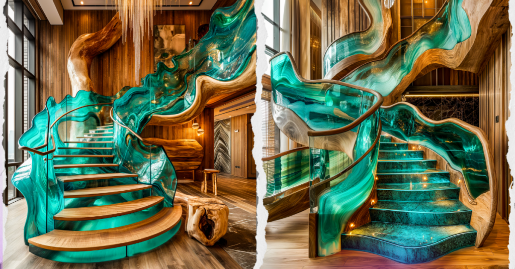 Crafting Connections: Elegant Wood and Glass Staircase Designs for ...