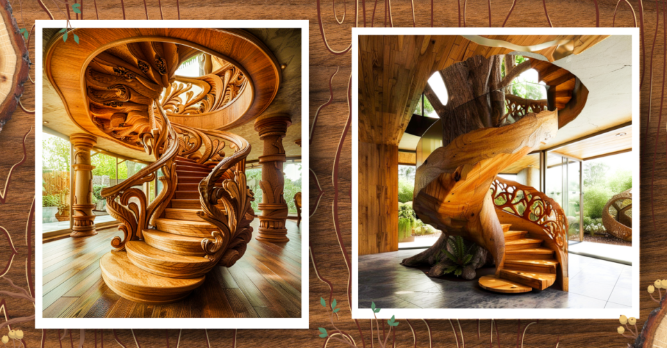 Twists of Timber: Exploring the Allure of Wooden Spiral Staircases ...