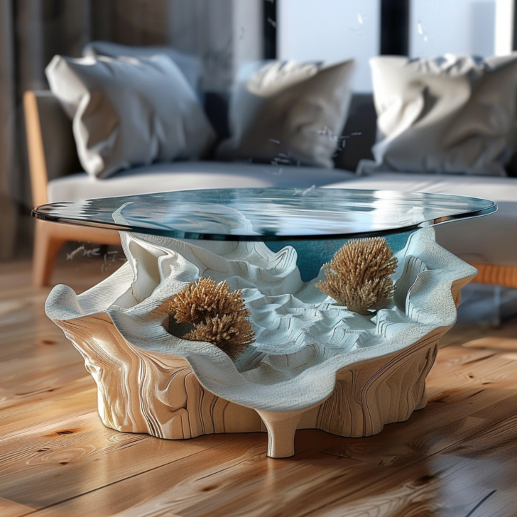 Captivating Ocean Coffee Tables: Bring In the Tranquility of the Sea
