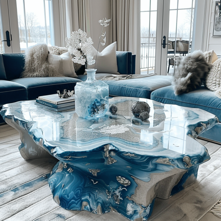 Winter Whimsy: Stunning Winter Wonderland Coffee Tables