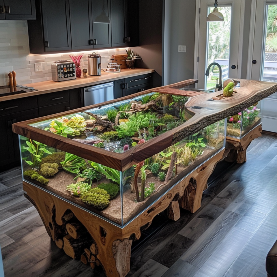 Kitchen Terrarium Terrarium Kitchen Islands: Bringing Nature Into Your Culinary Space