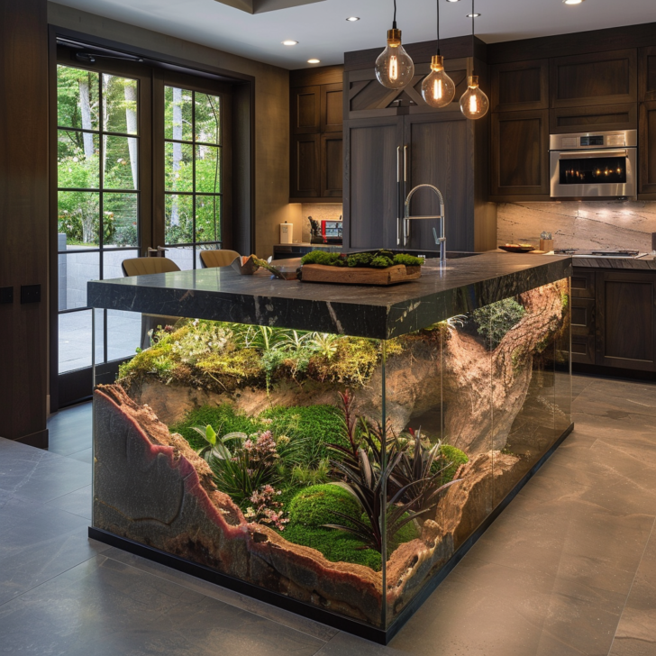 Kitchen Terrarium Terrarium Kitchen Islands: Bringing Nature Into Your Culinary Space