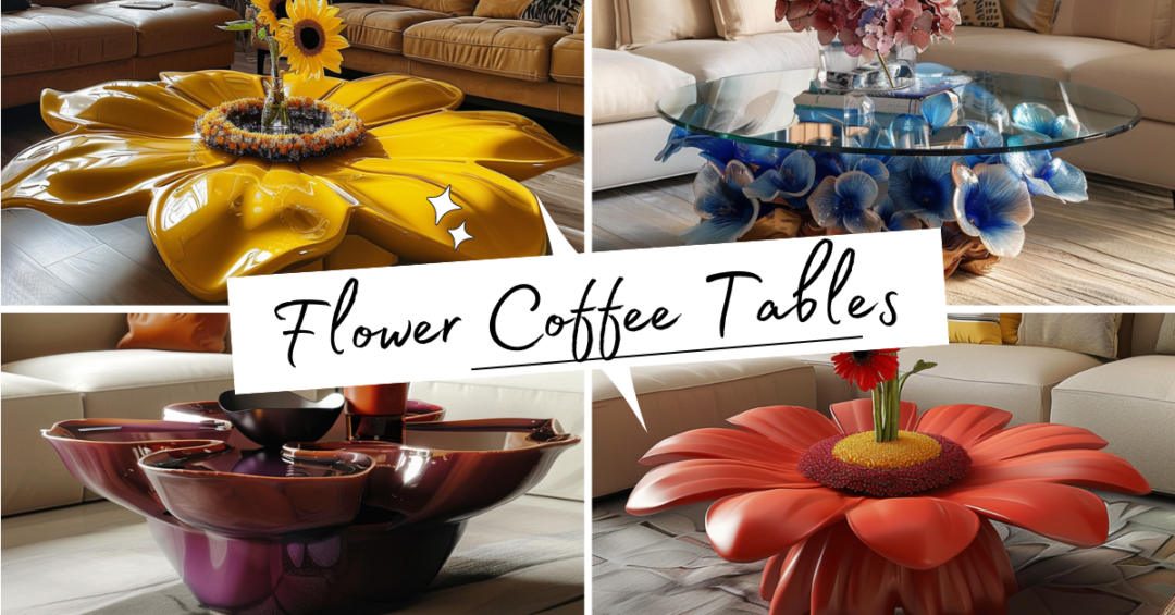 Floral Splendor: A Gallery of Stunning Flower Coffee Tables