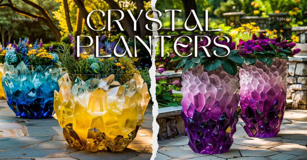 Shimmering Splendor: The Magic of Crystal Planters for Your Home ...