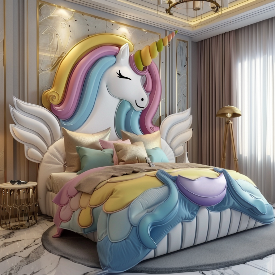 Enchanted Slumber: Magical Unicorn Beds for Dreamy Bedrooms