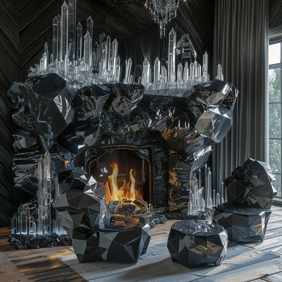 Glamorous Hearth: Crystal Fireplaces Transforming Living Spaces
