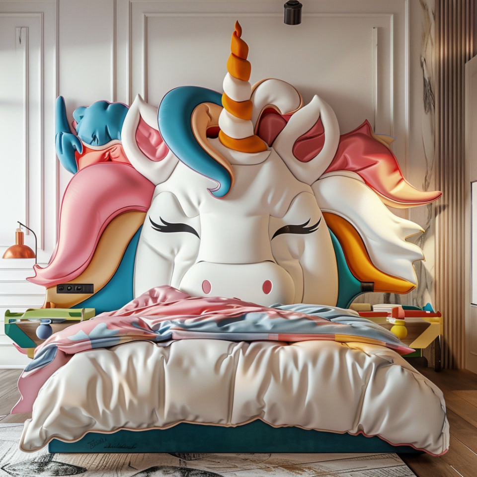 Enchanted Slumber: Magical Unicorn Beds for Dreamy Bedrooms