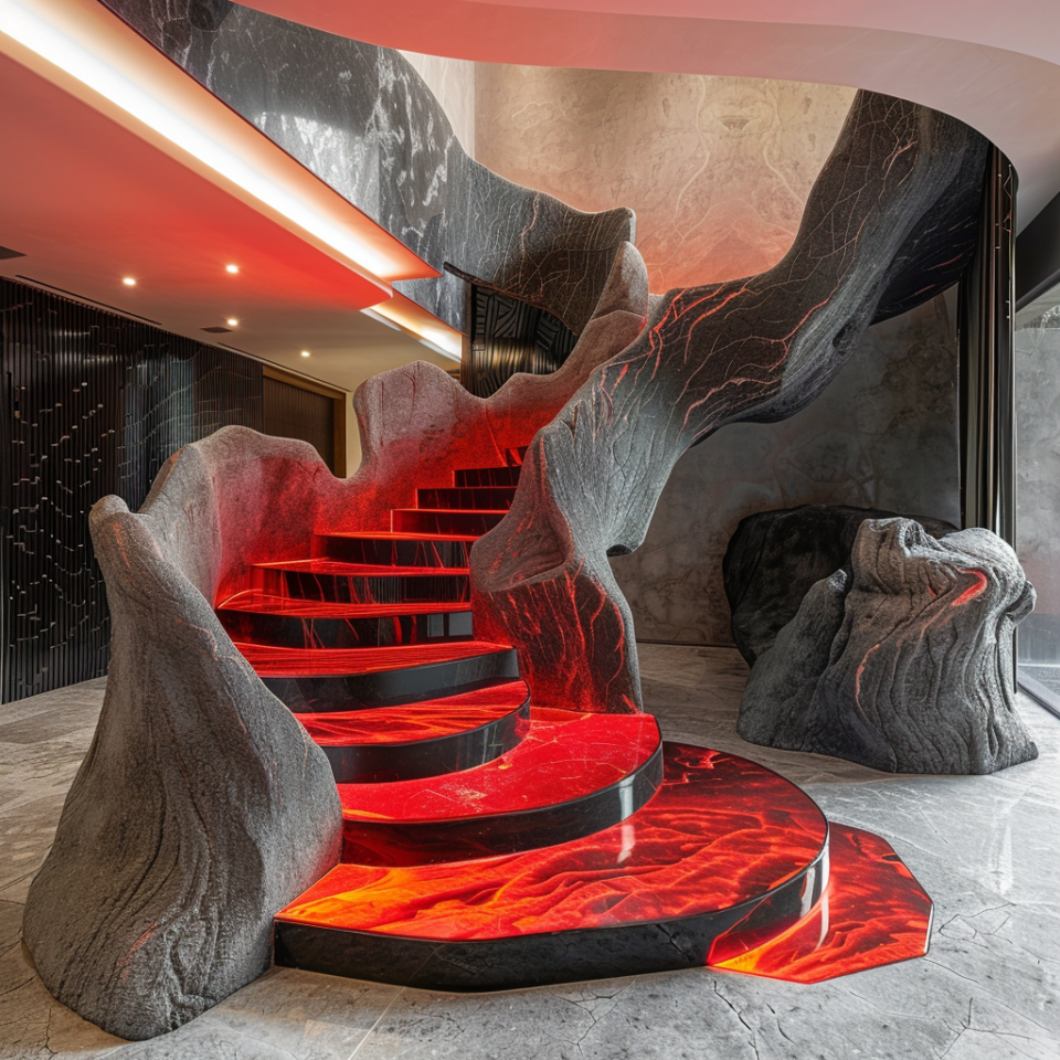 Fiery Ascent: Exploring Volcanic Eruption Staircases