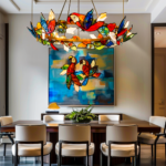 Serenade of Colors: A Stained Glass Parrot Chandeliers for Inspired ...