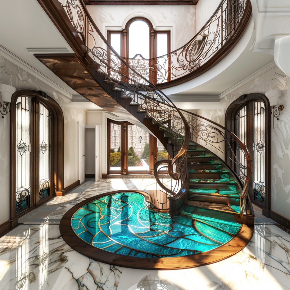 Ascend in Style: Exploring the Beauty of Metal Staircases Enhanced with ...
