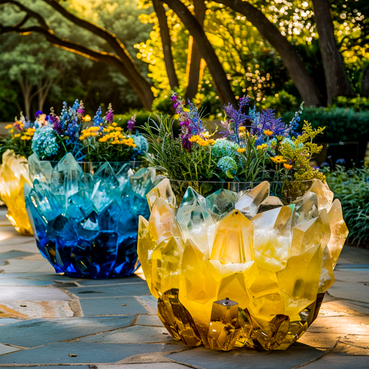 Shimmering Splendor: The Magic of Crystal Planters for Your Home ...