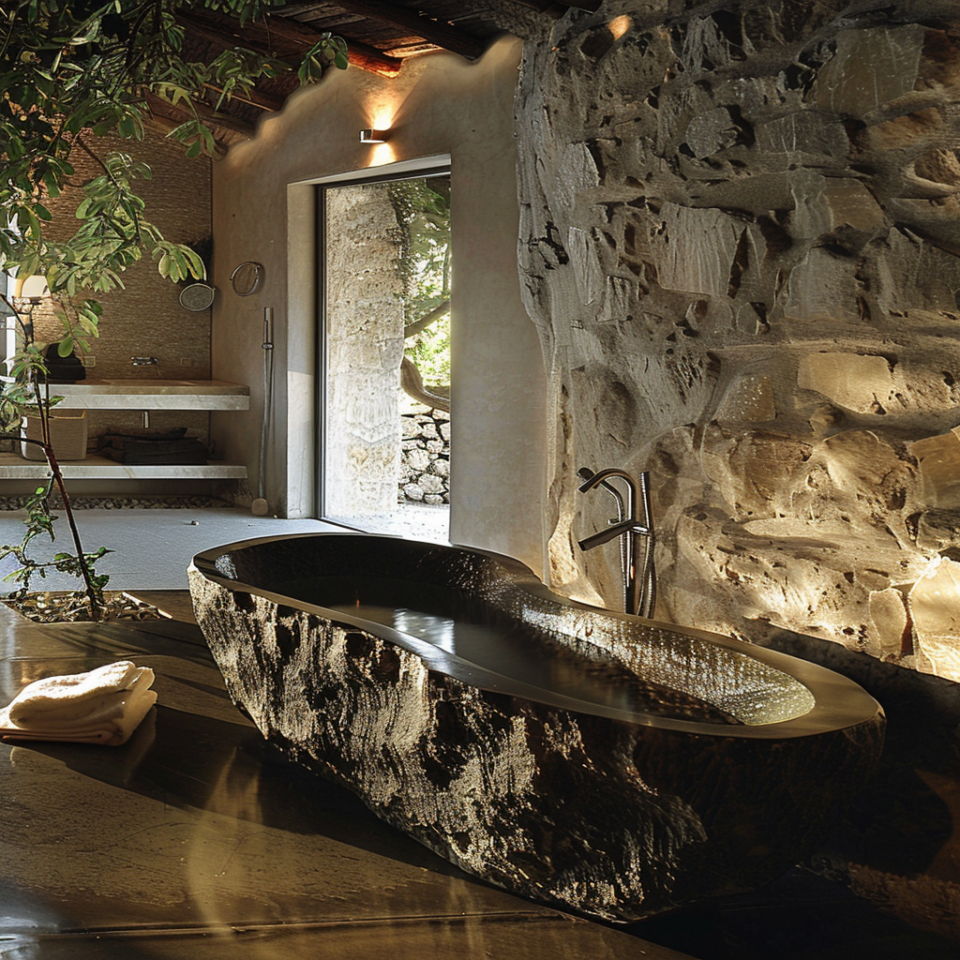 Timeless Tranquility: Stone Bathrooms for Serene Retreats