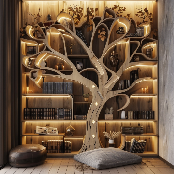 Branching Out: Exploring the Charm of Tree Bookshelves