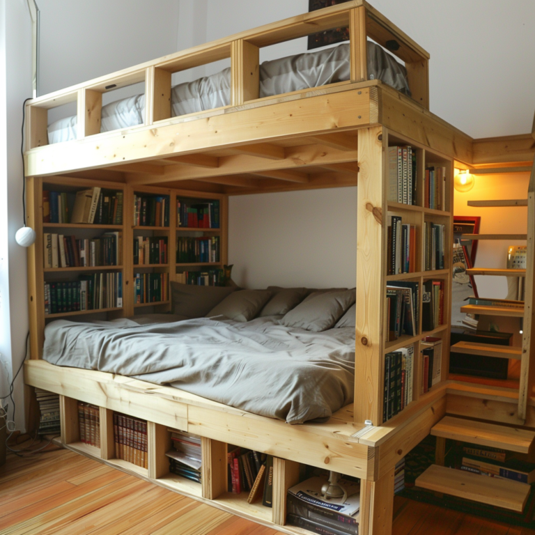 Cozy Reading Retreats: Library Beds for Book Lovers