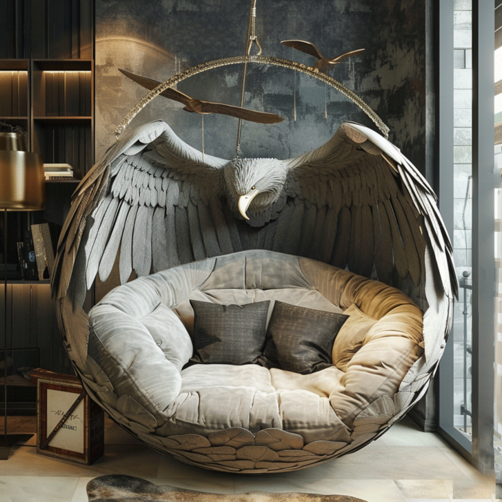 Elevate Your Relaxation: Stunning Eagle Hanging Lounger Designs