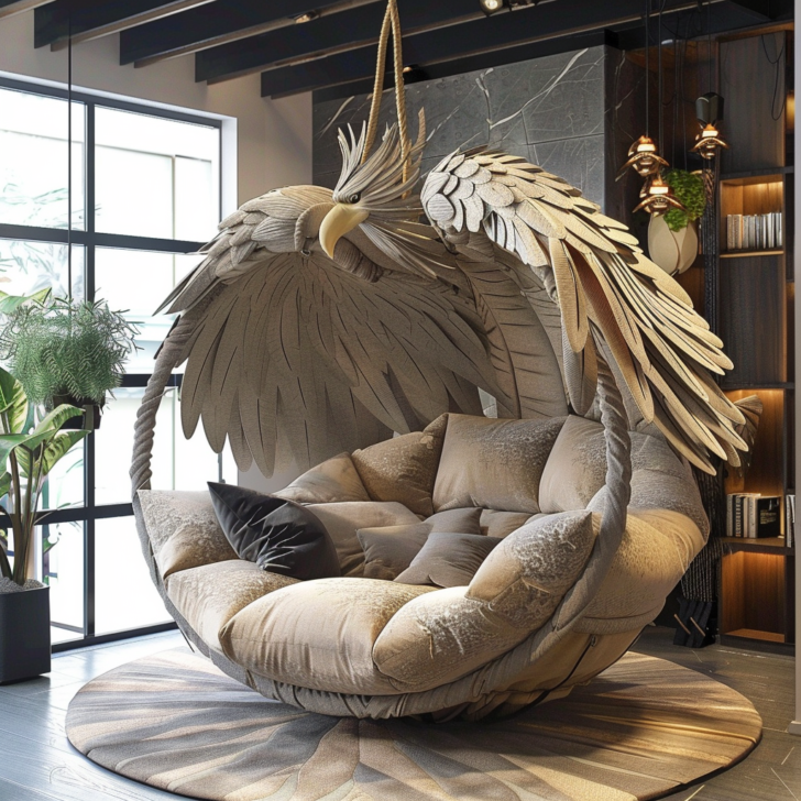 Elevate Your Relaxation: Stunning Eagle Hanging Lounger Designs