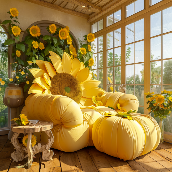Golden Glow: Sunflower-Inspired Chairs That Bring Sunshine Indoors ...