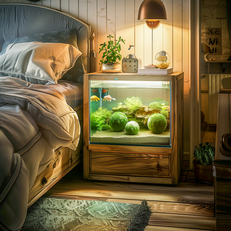 Underwater Dreams: Transform Your Bedroom with Aquarium Bedside Tables ...
